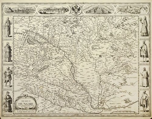 John Speed: The Mape Of Hungari